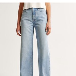 Abercrombie & Fitch Light Blue Wide Leg Jeans